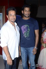 Celebs at Abhimanyudu Movie Premiere Show